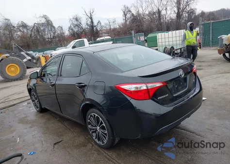 2016 Toyota Corolla S Plus z USA, uszkodzony, nr VIN 2T1BURHE5GC595381